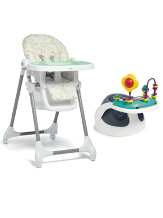Baby Snug Navy with Snax Highchair Jungle Club image number 1
